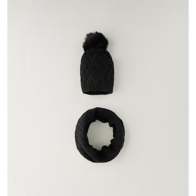 Outdoorhut IDO "GIRL ACCESSORIES", Damen, Gr. 56, schwarz, Kunstfaser, Hüte