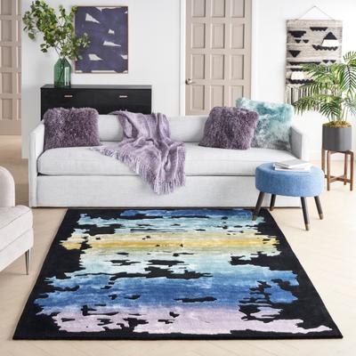 Nourison Prismatic Modern Abstract Sunset Shimmer Area Rug