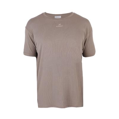 T-Shirt KLEINIGKEIT "Kleinigkeit Epic Shirt", Herren, Gr. L, beige (taupe), 80% Baumwolle, 20% Polyester, bedruckt, normal, Rundhals, Shirts T-Shirt