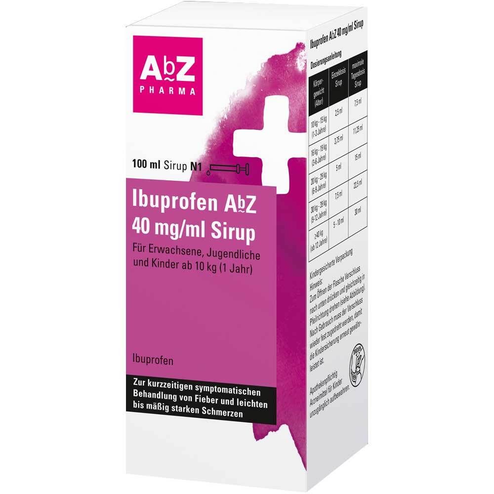 Ibuprofen AbZ 40 mg/ml Sirup 100 ml