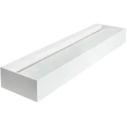 Ideal Standard Reihenwaschtisch Silhouette, weiß, 1800x470x200 mm, für 3 Personen, ohne Hahnloch, ohne Überlauf