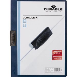 Durable Klemmhefter 2270-07 Duraquick, A4, für 20 Blatt, dunkelblau