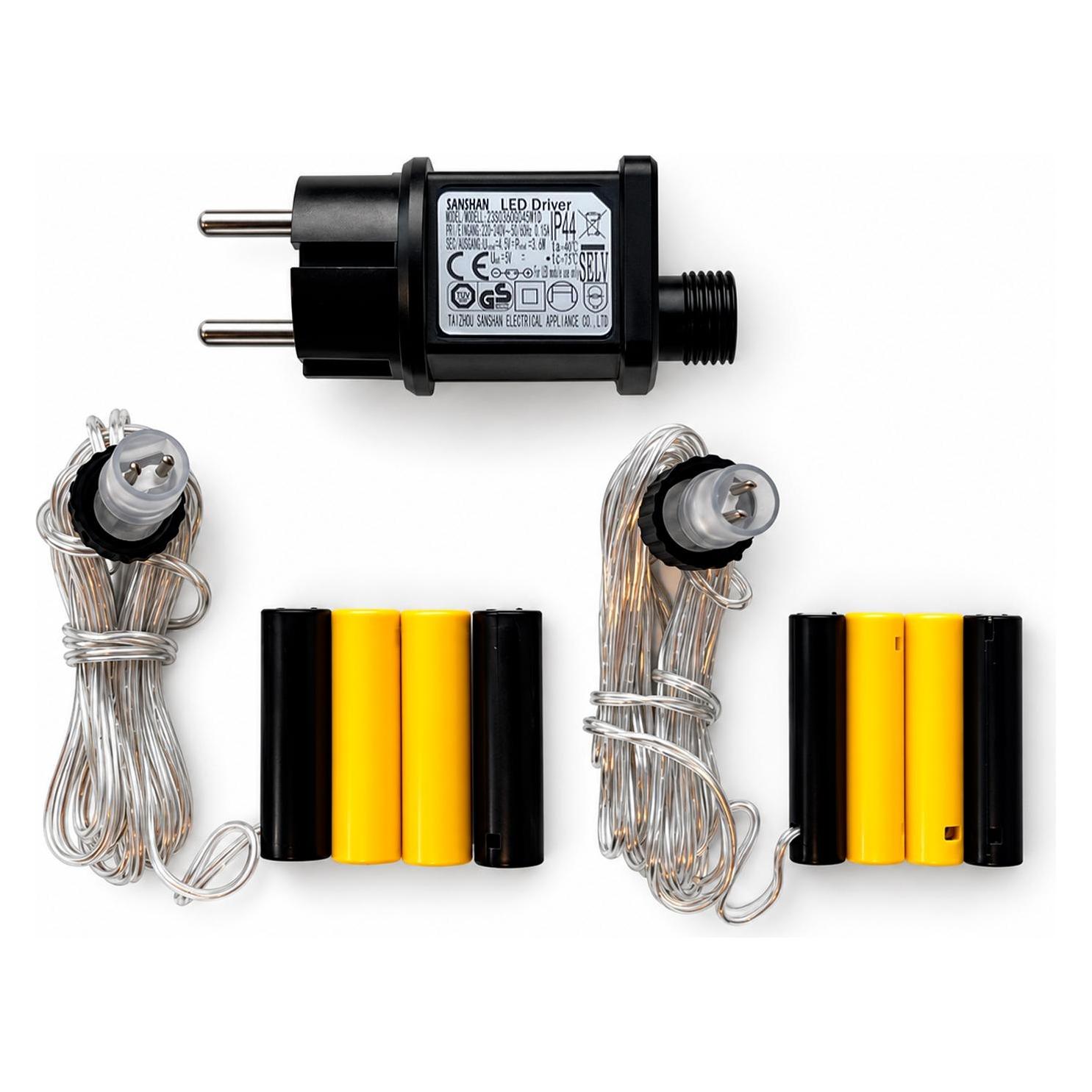 LKD AA+AAA Batterieadapter - ersetzt AA und AAA durch Strom (71270999)