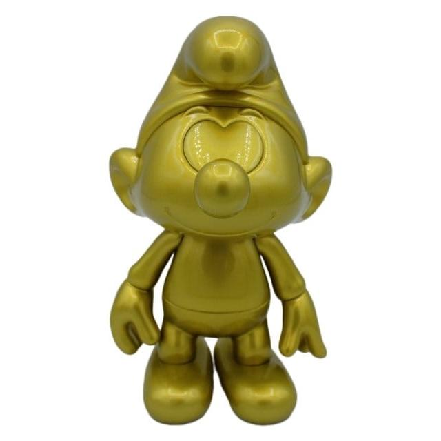 Trefl Les Schtroumpfs Figurine en Vinyle Schtroumpf Or 19 cm (PUP700014)