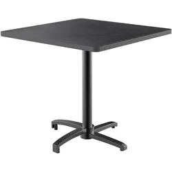 Gastro Outdoor Terrassentisch Rene | klappbar | 80x80 cm | Resalit Dunkler Schiefer