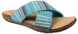 Women's Leyla Slip On Sandal by LAMO in Turquoise (Size 6 M)