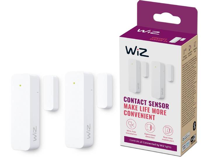 WiZ Contact Sensor - Home Monitoring - 2-pack - directe meldingen via de WiZ app