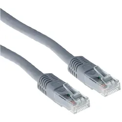 ACT Grey 30 meter U/UTP CAT5E patch cable with RJ45 connectors. Cat5e u/utp grey 30.00m (U/UTP, CAT5e, 30 m), Netzwerkkabel