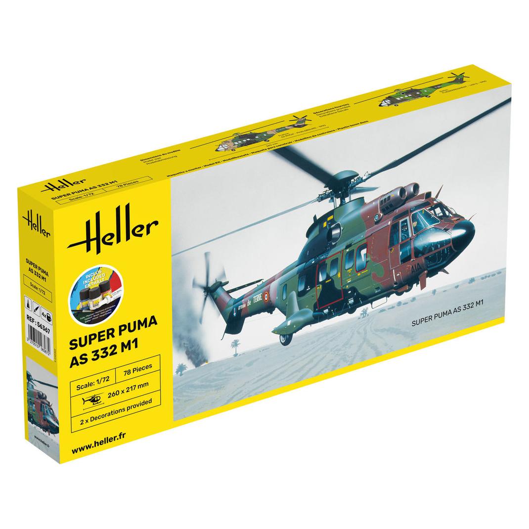 Heller STARTER KIT Super Puma AS 332 M0 (56367)