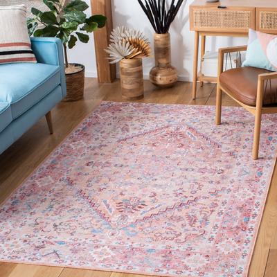 SAFAVIEH Serapi Machine Washable Ivan Shabby Chic Distressed Rug