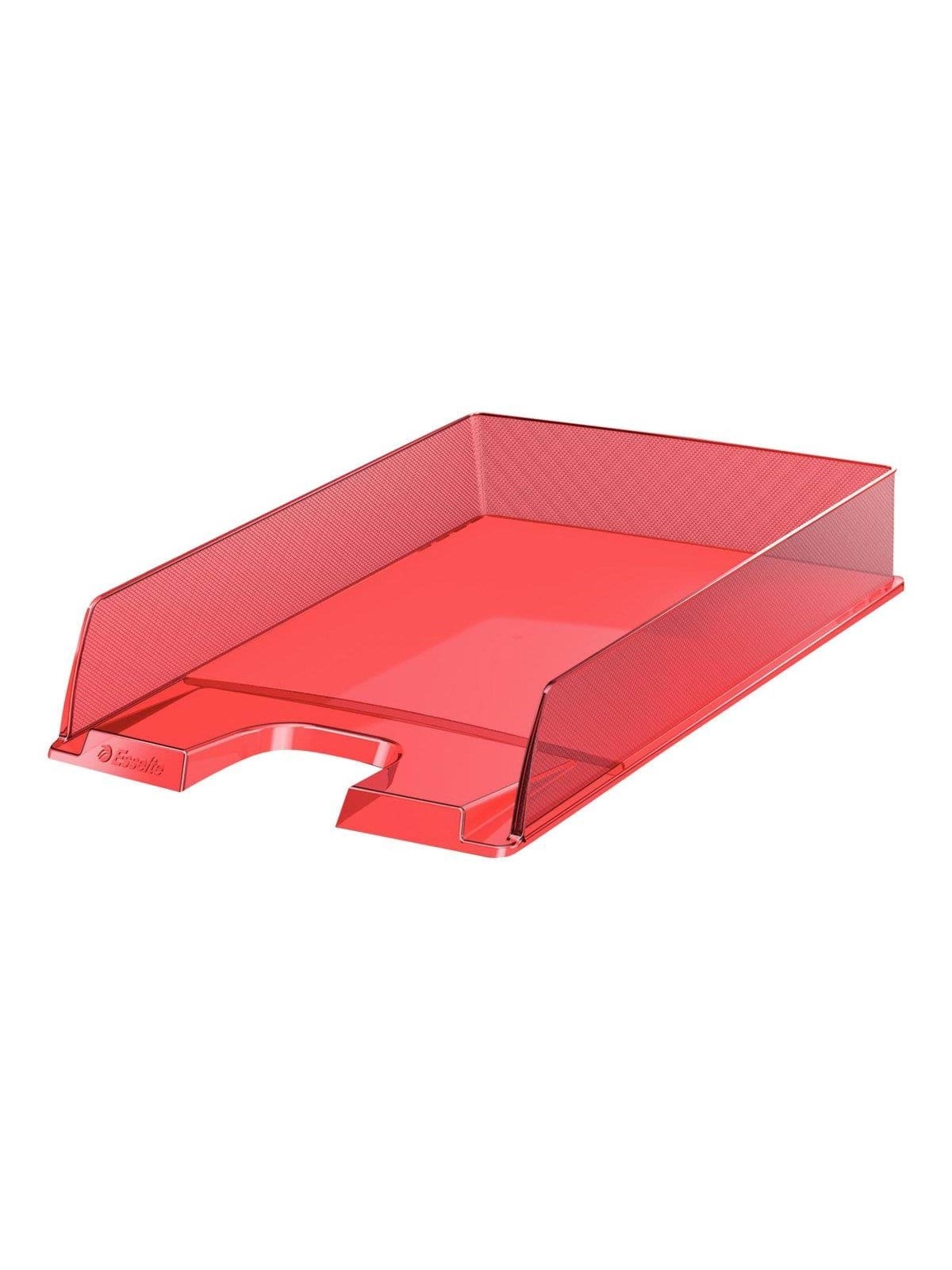 Esselte Europost Briefkorb, Transparent Rot Transparent