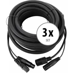 Pronomic Stage IECD-10 DMX Hybridkabel C/DMX 10m 3x Set