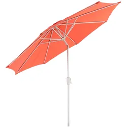 Sonnenschirm Asti, Gartenschirm, Ø 3m neigbar Polyester/Alu 5kg ~ terracotta