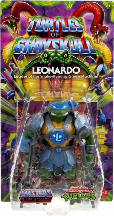 Mattel Masters of the Universe Origins Turtles of Grayskull Leonardo