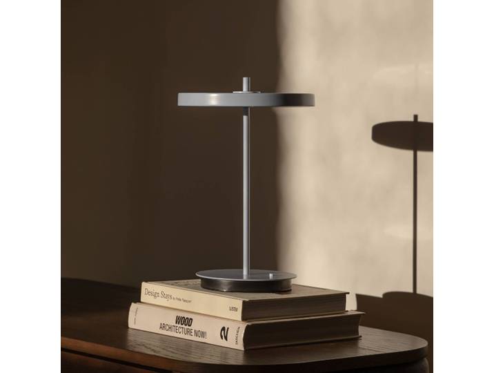 UMAGE LED Tischlampe Asteria Move, dimmbar, blau, für Wohn- / Esszimmer, Metall, Design, LED Tischlampe