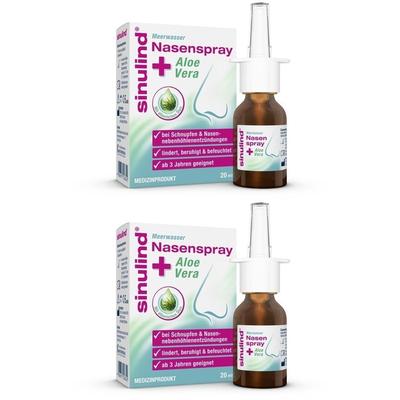 Sinulind Meerwasser Nasenspray+Aloe Vera 2x 2x20 ml Nasenspray