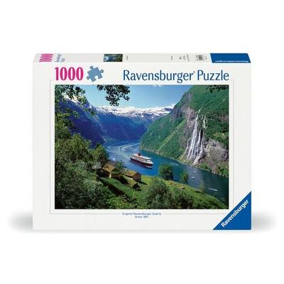 Erwachsenenpuzzle 1000 Teile - Norwegischer Fjord
