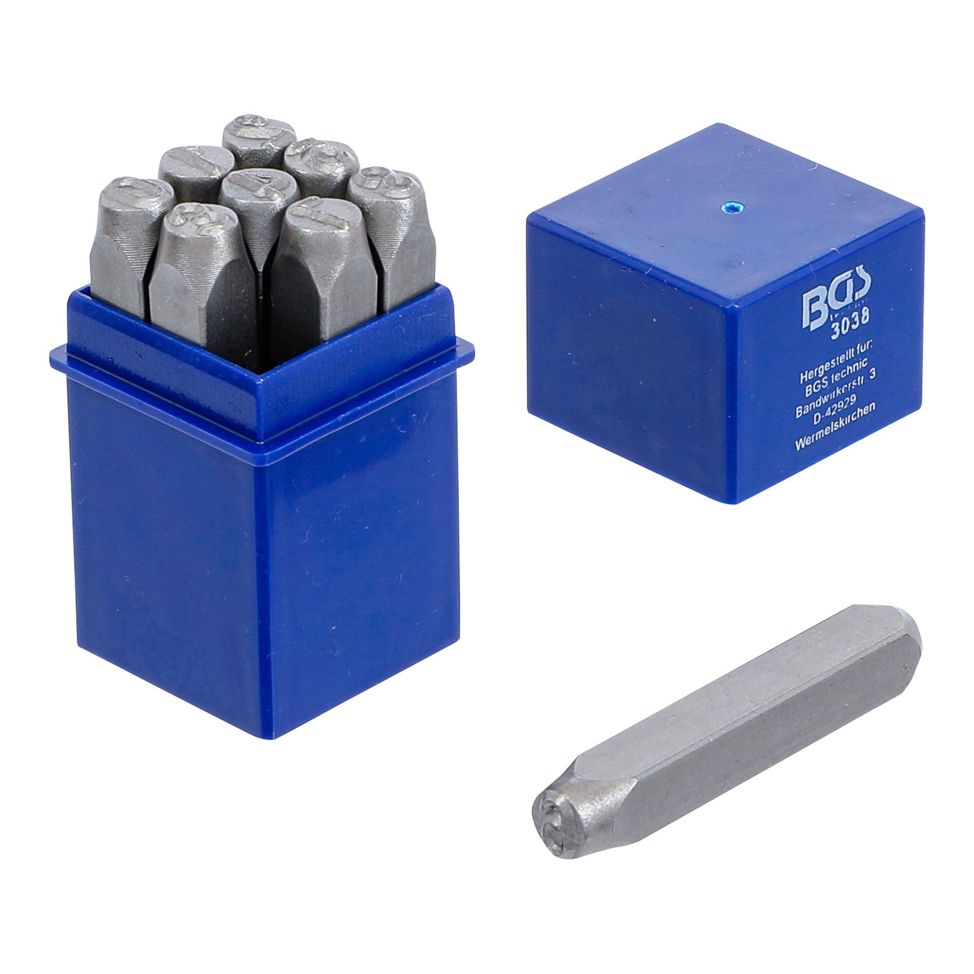 BGS Einschlagzahlen 8 mm ; BGS technic (3038)