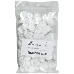 Fischer Abdeckkappe ADM 10 W weiß - 088688