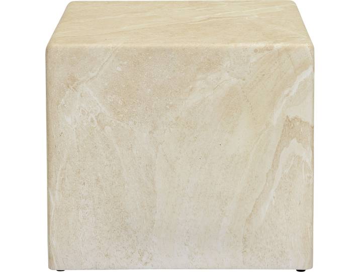 Beistelltisch Tio marmoriert gelb Zement B 45 H 40 cm
