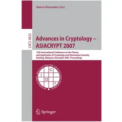 Advances in Cryptology - ASIACRYPT 2007, Fachbücher von Kaoru Kurosawa