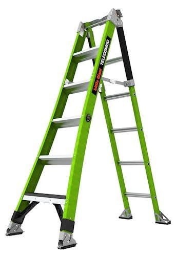 Little Giant TeleCombo 3-in-1 vaste ladder van glasvezel met 6 treden