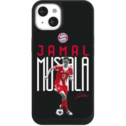 Nivocase Handyhülle für Apple iPhone 13 Hülle NIVOpure Case Schwarz FC Bayern München Offizielles (Apple iPhone 13), Smartphone Hülle, Schwarz