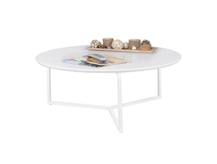 tinkaro Couchtisch PER Holz Wohnzimmertisch Weiß (1-St)
