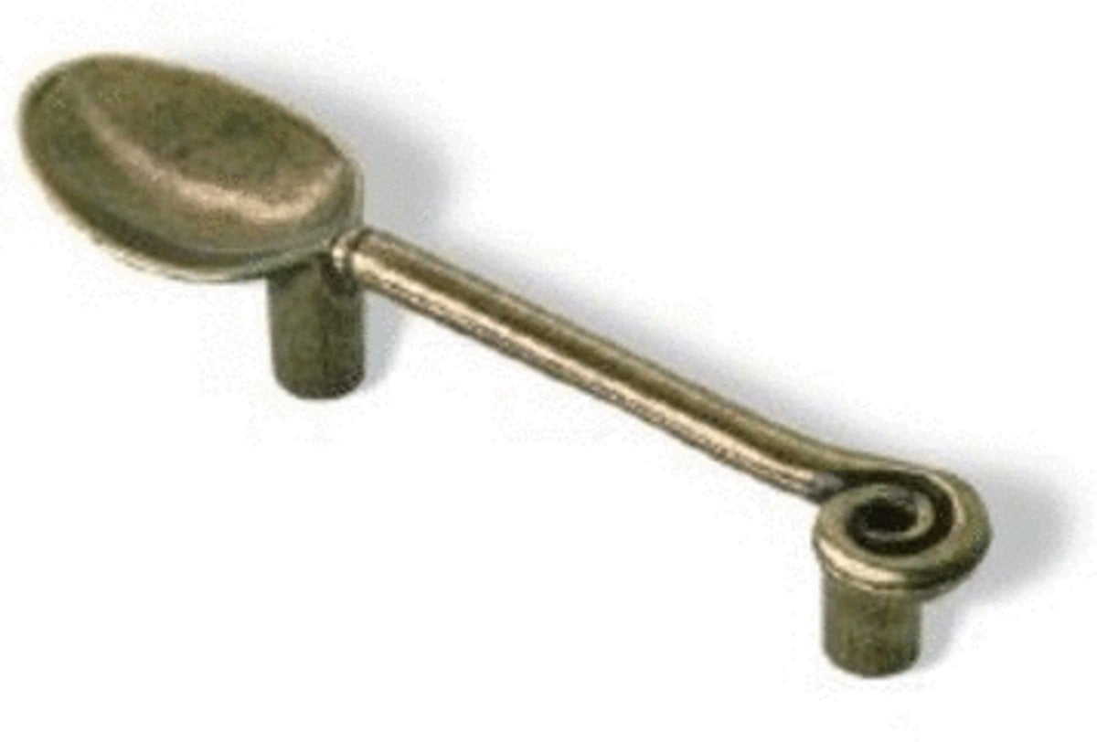 Siro Meubelgreep Lepel Brons Zamac h.o.h. 96 mm