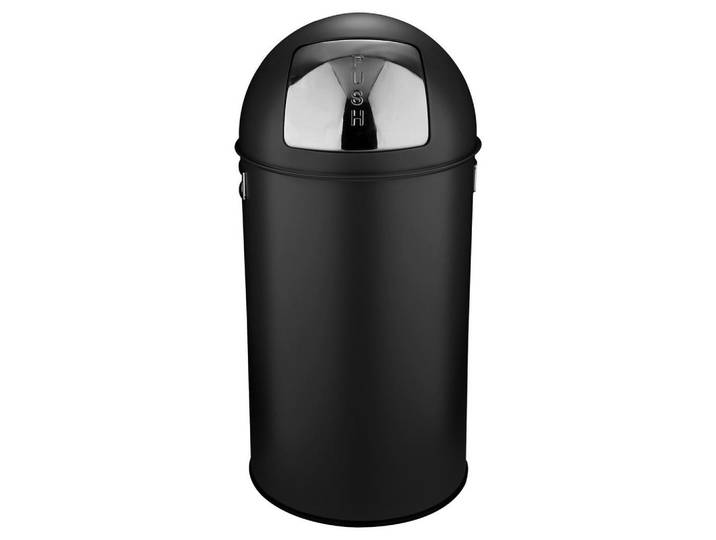 P & B Abfalleimer, Schwarz, Metall, 50 l, 74 cm, Haushalt & Reinigung, Reinigung, Eimer & Abfallsysteme