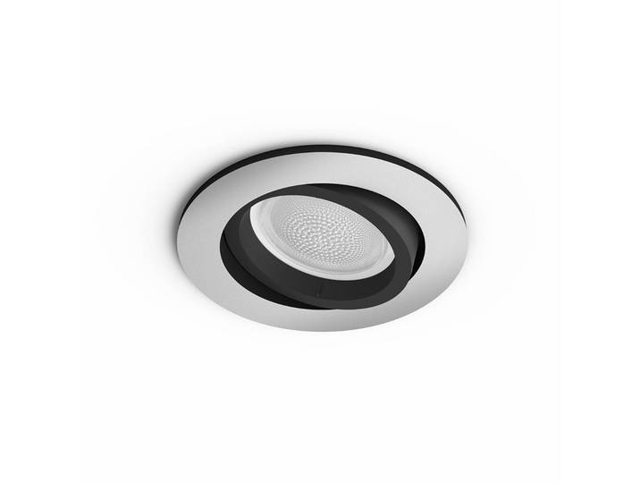 Spot encastré Centura, RGBW, aluminium - Philips Hue - Plastique