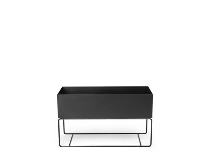 Blumentopf Plant Box schwarz Large 77x45x34 cm