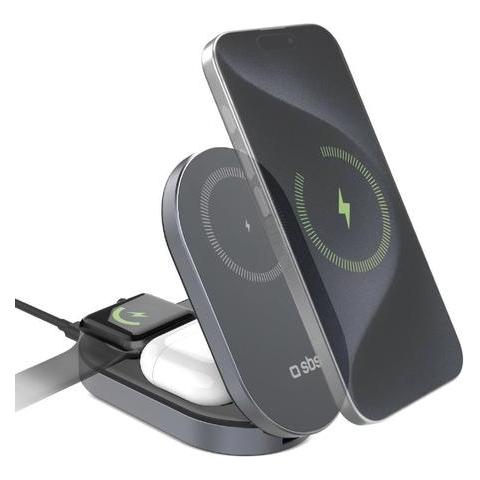 SBS Wireless Charger (15 W) (TEWIRMAGFOLD31QI2MFI)