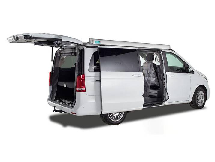 Moskitonetz Van Quito Magnet Seite Fein Mercedes Viano/Vito/Marco Polo , schwarz, Schädlingsschutznetze, Moskitonetz