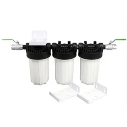AquaFidelo Brunnen- & Hauseingangsfilter | 10Zoll BigBlue Triple Gehäuse