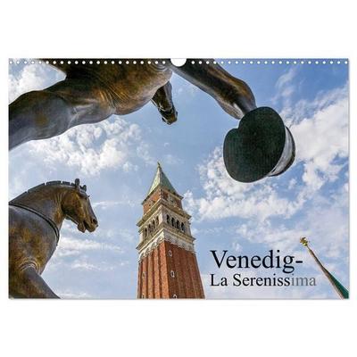 Venedig – La Serenissima (Wandkalender 2026 DIN A3 quer), CALVENDO Monatskalender