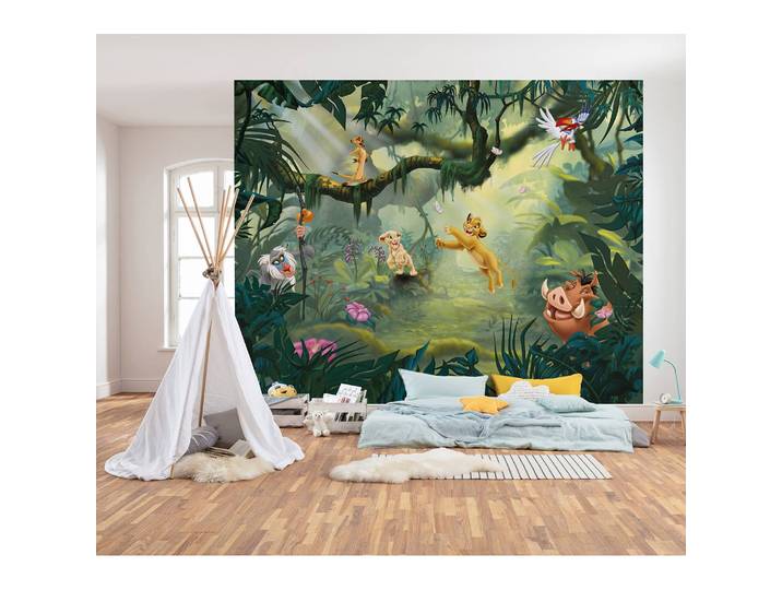 Papier peint Lion King Hakuna Matata 350 x 280 x 0cm Multicolore