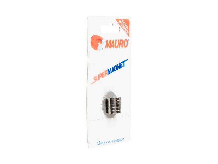 Scheibenmagnet Neodym N48 8 × 3 mm 10 Stück
