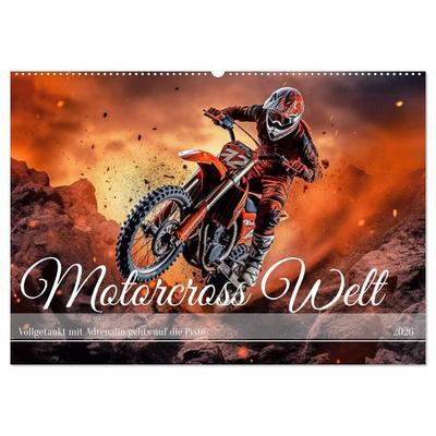 Motorcross Welt (Wandkalender 2026 DIN A2 quer), CALVENDO Monatskalender