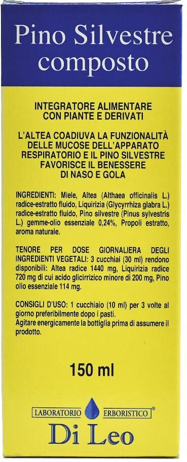 LABORATORIO ERBORISTICO D PINO SILVESTRE PREPARATO 150ML
