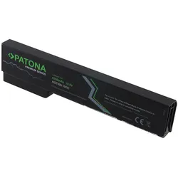 Patona Premium Akku f. HP EliteBook 8460p Elitebook 8460p 8460w 8470p (6 Zellen, 5200 mAh), Notebook Akku, Schwarz, Grün