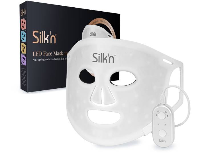LED-Gesichtsmaske SILK'N LED Face Mask 100 , weiß, LichttherapiegeräteB:19,8cm L:38,3cm, Kunststoff, LED-Gesichtsmaske, Hautverbesserung mit LED-Lichttherapie, B:19,8cm L:38,3cm