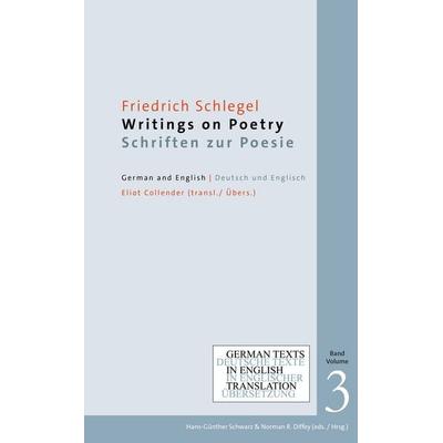 Writings on Poetry / Schriften zur Poesie, Taschenbuch von Friedrich Schlegel, Iudicium, 978-3-86205-814-3
