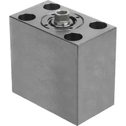 BLOCKZYLINDER HYDRAULISCH, FORM:B DOPPELT WIRKEND, DK=20, HUB=32, O-RING-FLANSCHANSCHLUSS STAHL