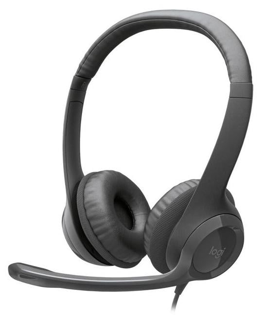 Logitech H390 USB-C bekabelde headset met microfoon en ruisonderdrukking, zwart