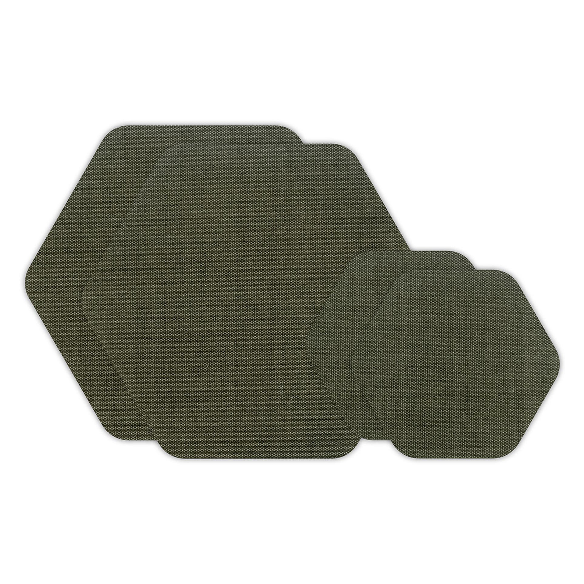 Gear aid Tenacious Repair Kit Hex Patches OD grün (GEARAID)