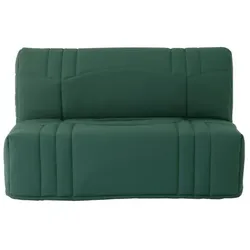 Conforteam, Sitzbank, BZ DREAM Sitzbank – waldgrüner Stoff aus 100 % Baumwolle – 140 x 190 cm grosse Bettwäsche