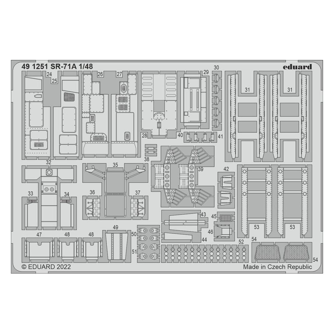 Eduard SR-71A interior for REVELL (491251)