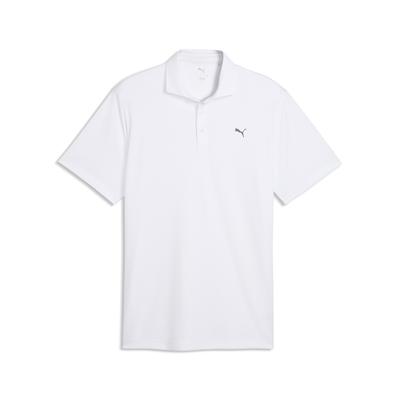Poloshirt PUMA "Pure 3.0 Golfpolo Herren", Herren, Gr. XL, weiß glow, Obermaterial: 100% Polyester, clean, regular fit, Shirts