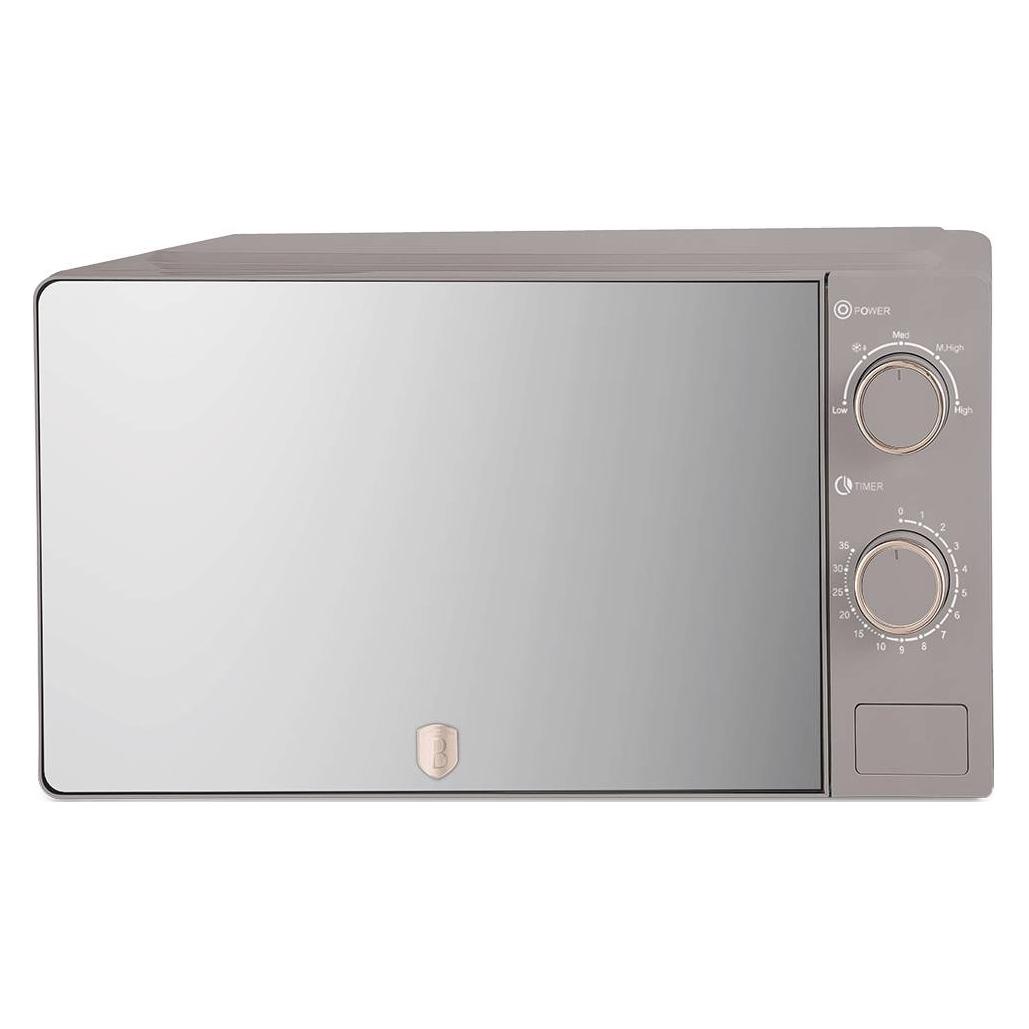 BerlingerHaus BH/9901 Mikrowelle Taupe 700 W Timerfunktion (BH/9901)